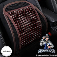 Thumbnail for Car Seat Cover (3 Colors) Real Bamboo Wood Beads