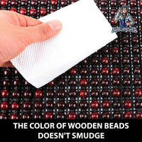 Thumbnail for Car Seat Cover - Real Wooden Beads (4 Colors)