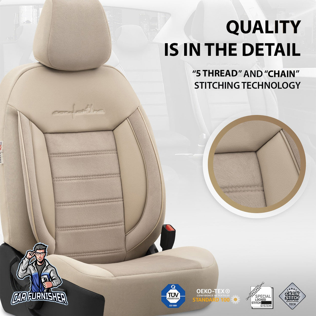 Ford S-Max Seat Covers Comfortline Design