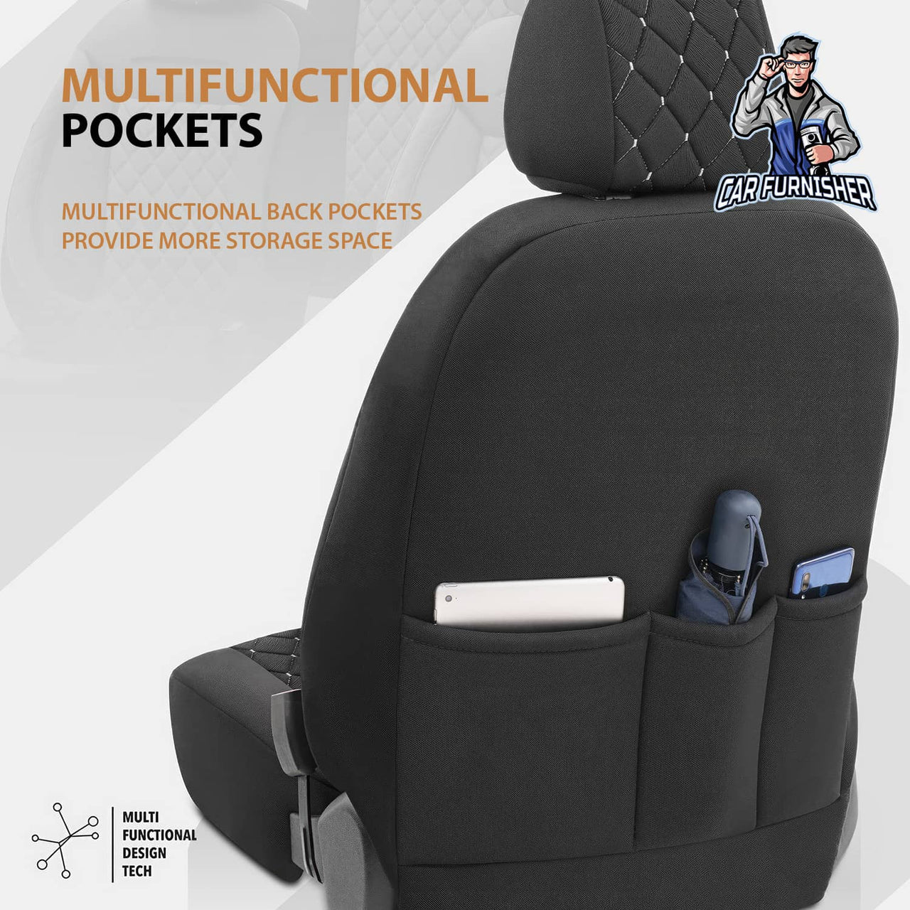 Tesla Model Y Seat Covers Comfortline Vip Design