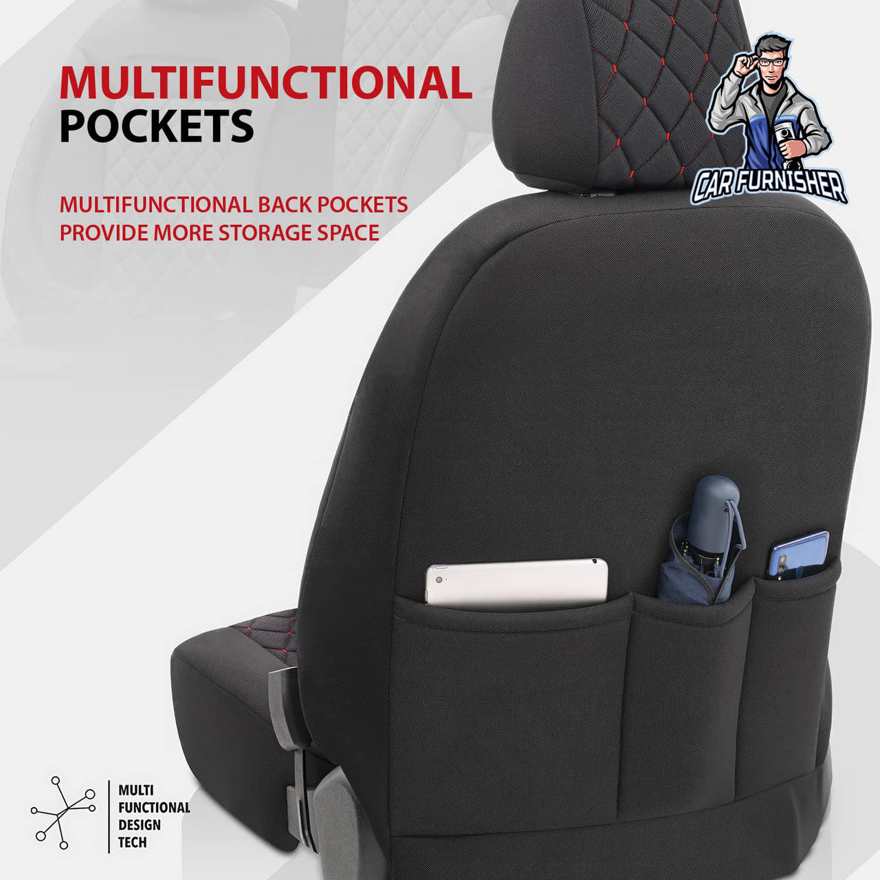 Car Seat Cover Set - Comfortline Vip Design