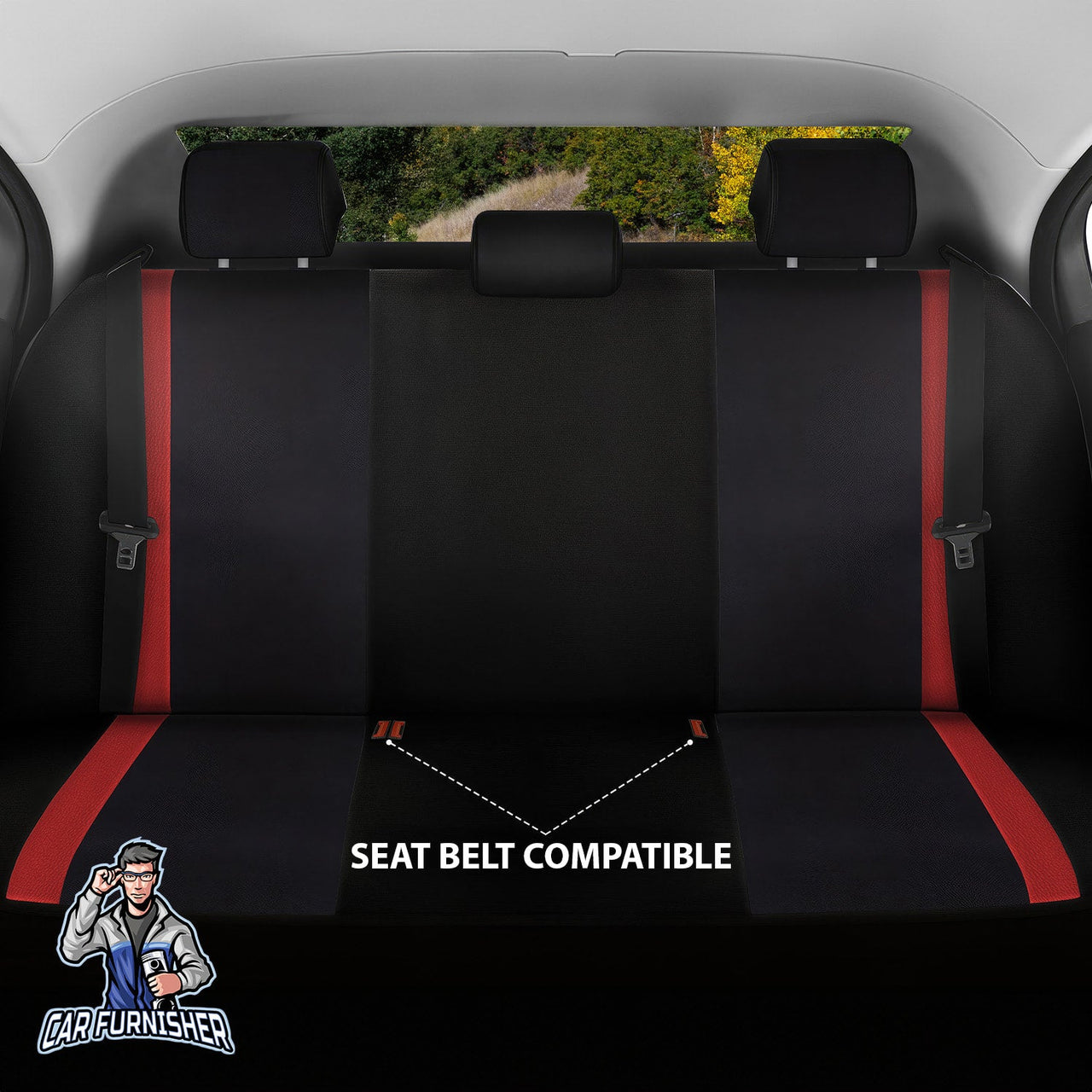 Nissan Navara Seat Covers Elysia Foal Feather & Leather Design