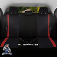 Thumbnail for Nissan Navara Seat Covers Elysia Foal Feather & Leather Design