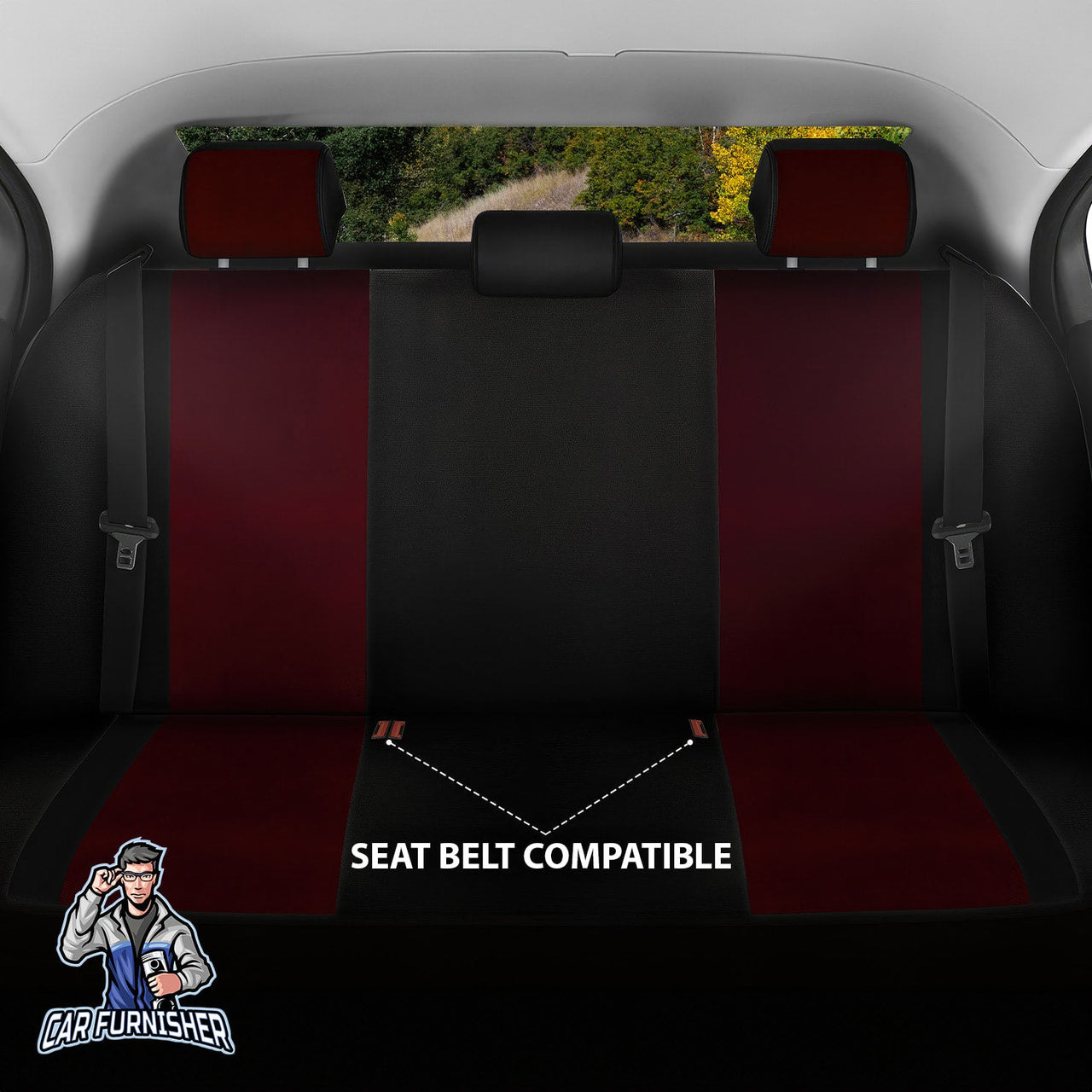 Nissan Navara Seat Covers Elysia Foal Feather & Leather Design