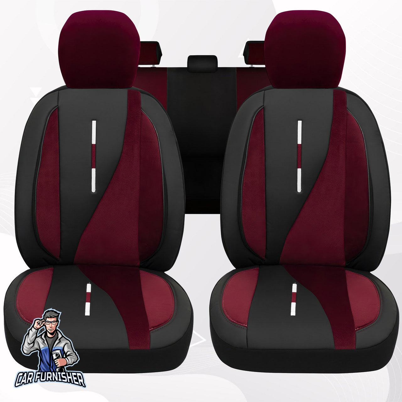 Nissan Navara Seat Covers Elysia Foal Feather & Leather Design