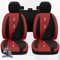 Thumbnail for Hyundai Ioniq 6 Seat Covers Elysia Foal Feather & Leather Design