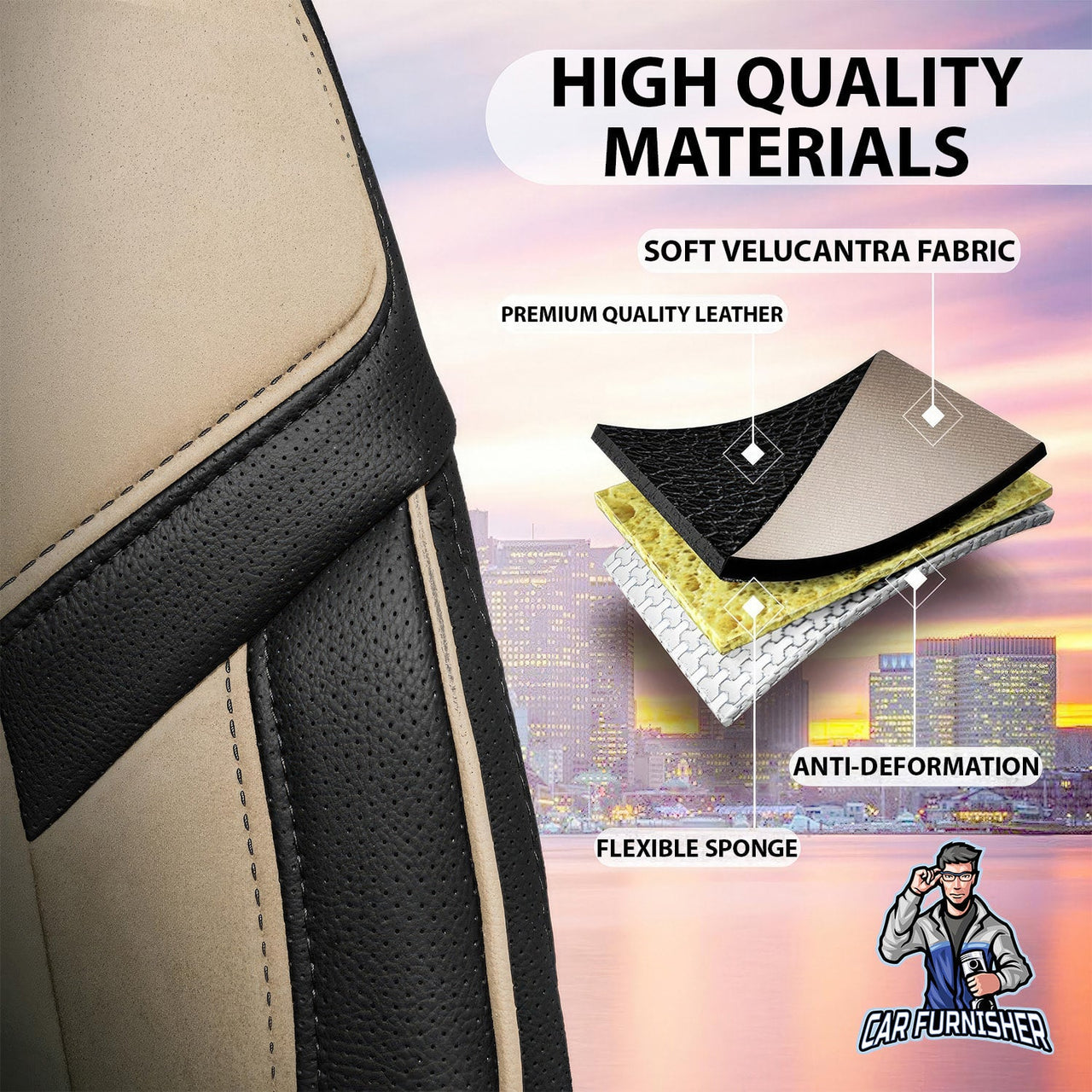 Nissan Navara Seat Covers Lisbon Design