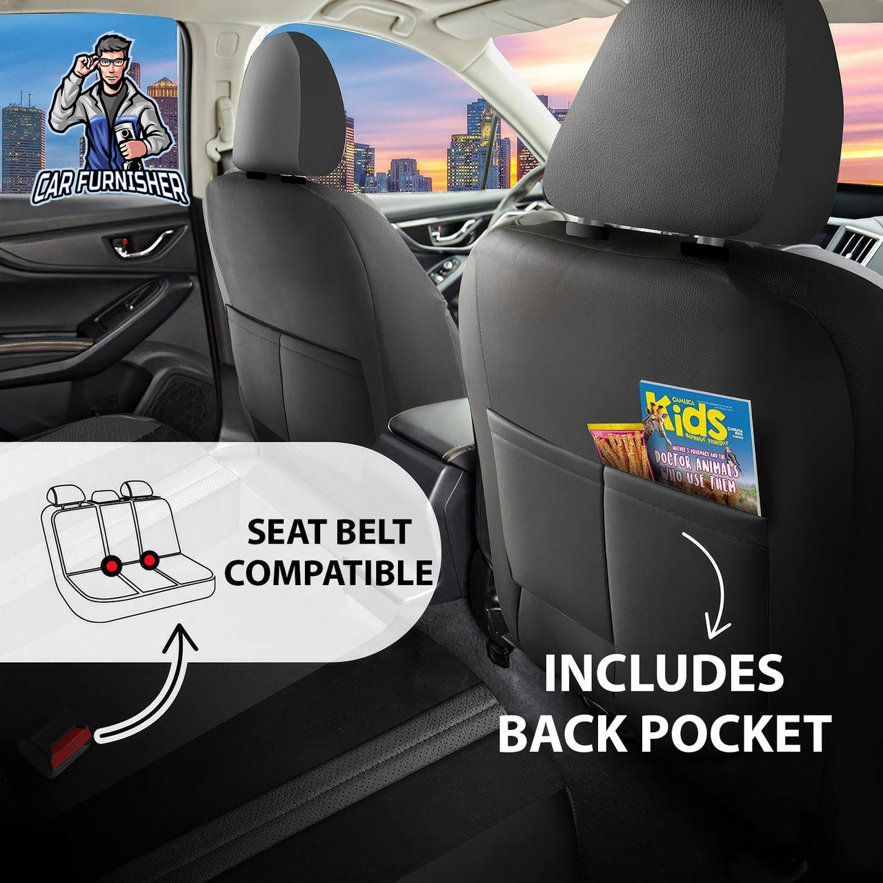 Hyundai Creta Seat Covers Lisbon Design