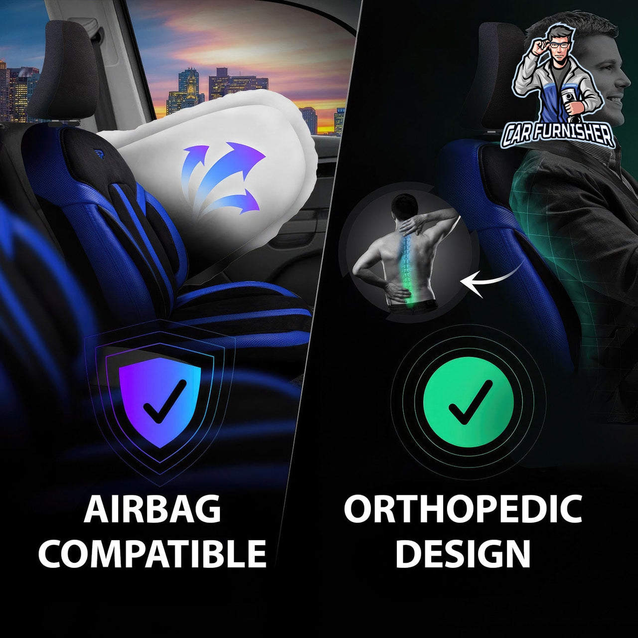 Nissan Navara Seat Covers Lisbon Design