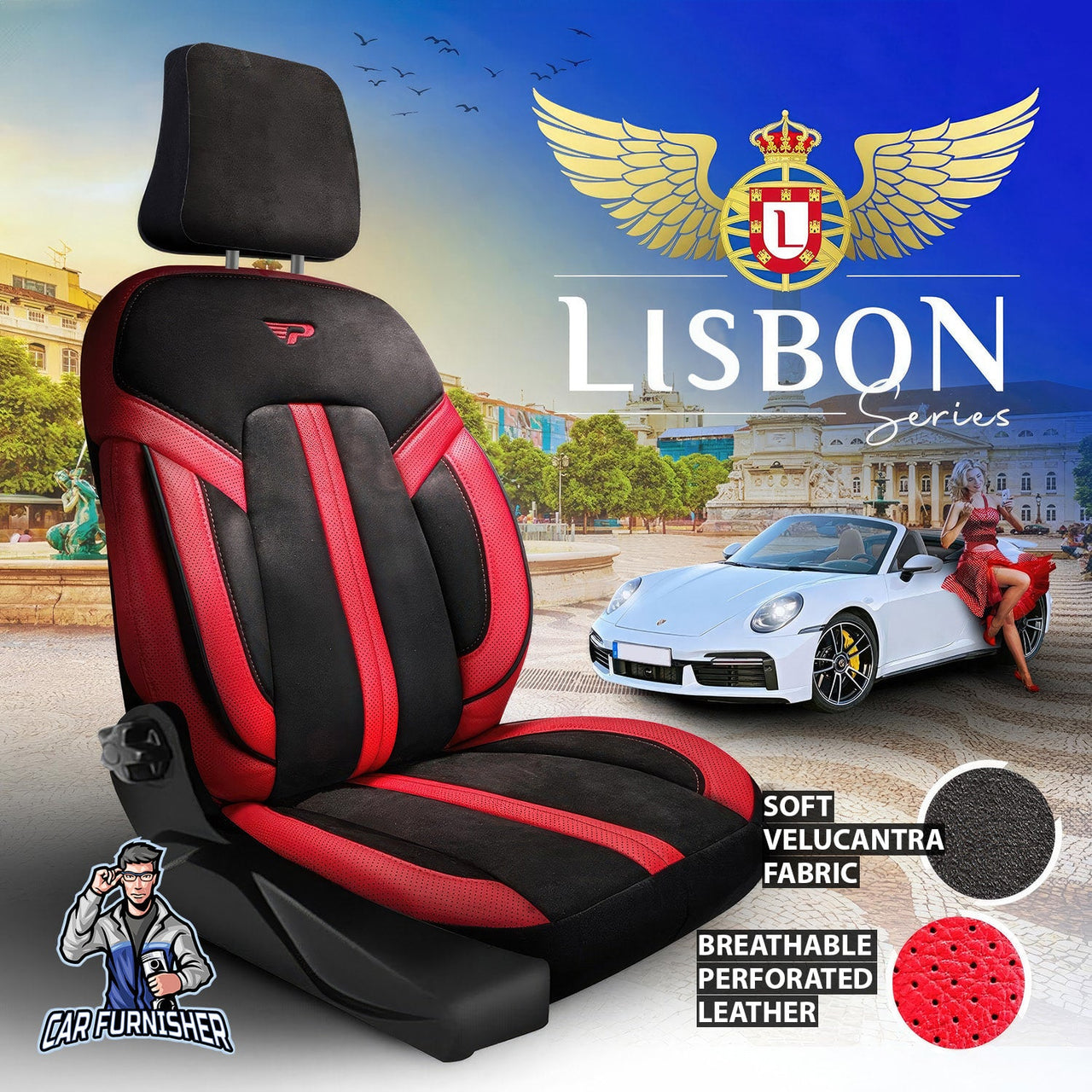 Hyundai Avante Seat Covers Lisbon Design