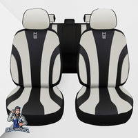 Thumbnail for Fiat Tipo Seat Covers Medusa Foal Feather & Leather Design