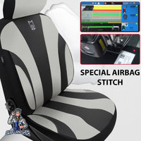 Thumbnail for Volkswagen Amarok Seat Covers Medusa Foal Feather & Leather Design