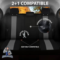 Thumbnail for Skoda Kamiq Seat Covers Medusa Foal Feather & Leather Design