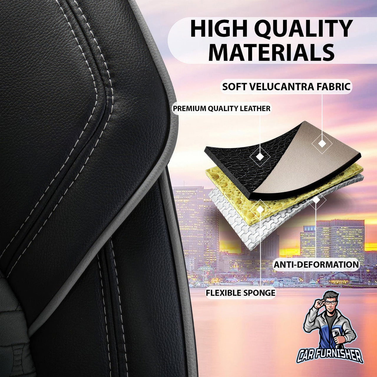Nissan Qashqai Seat Covers Naples Design