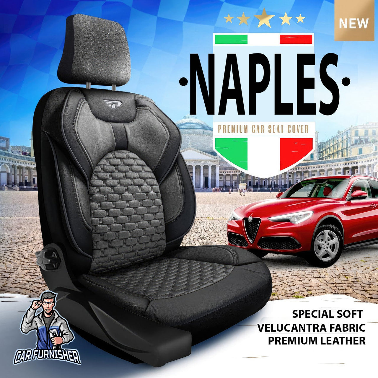 Ford C-Max Seat Covers Naples Design