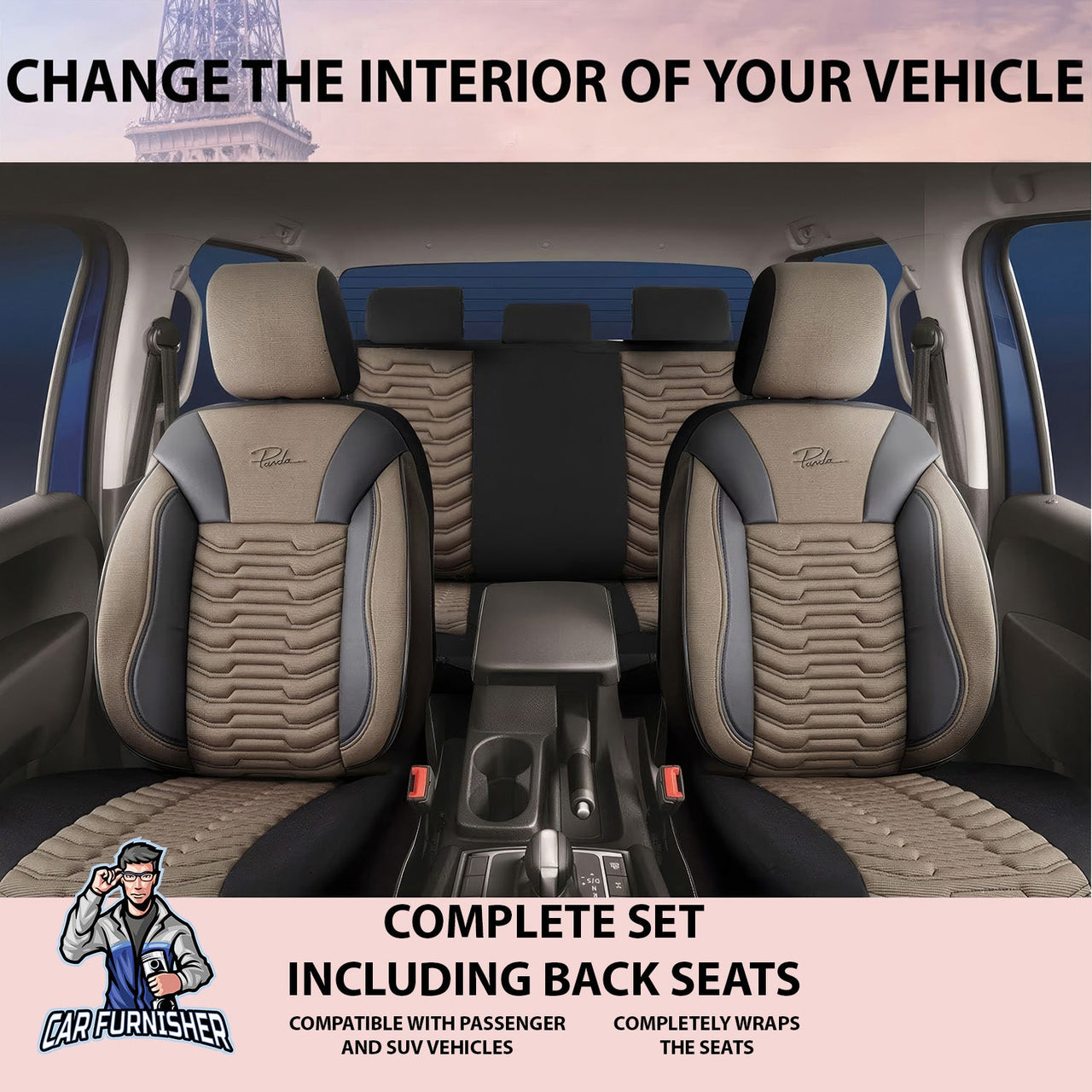 Nissan Qashqai Seat Covers Paris Design