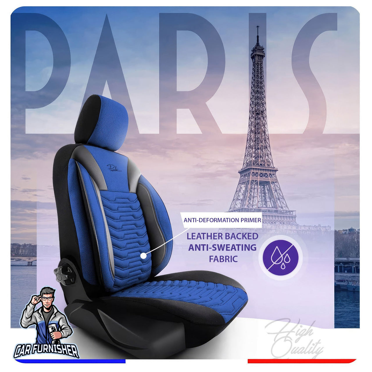 Nissan Qashqai Seat Covers Paris Design