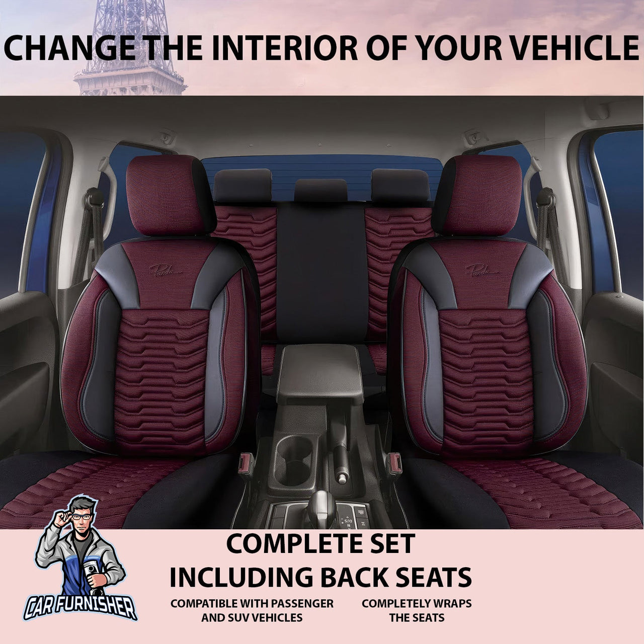 Nissan Qashqai Seat Covers Paris Design