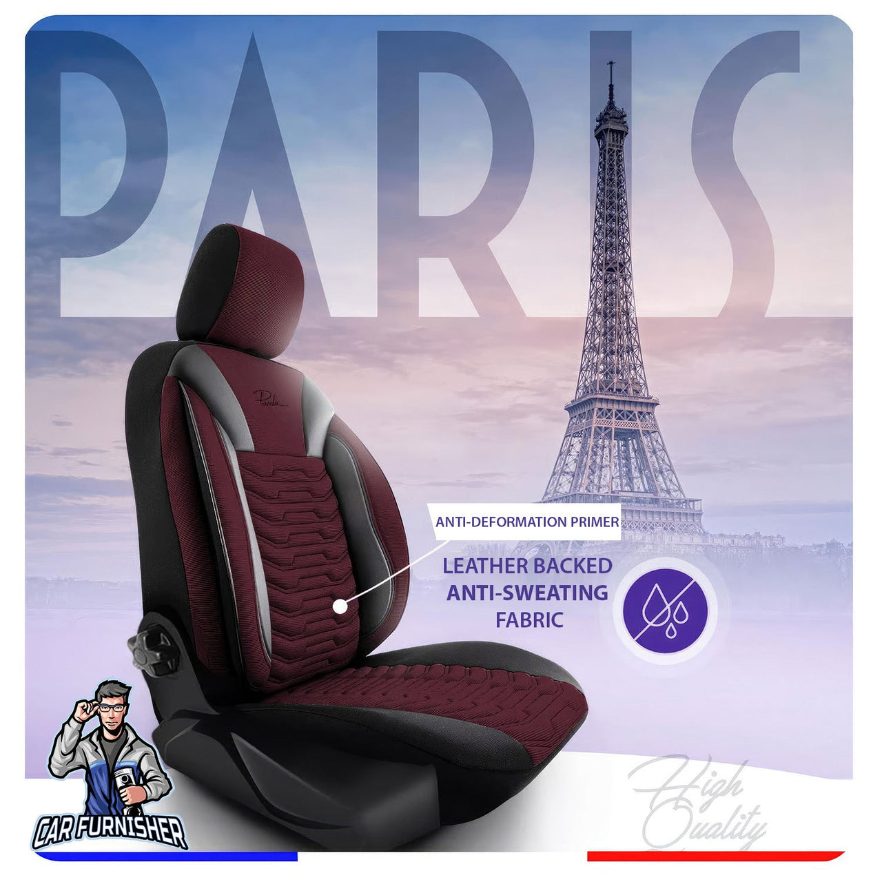 Volvo C40 Seat Covers Paris Design