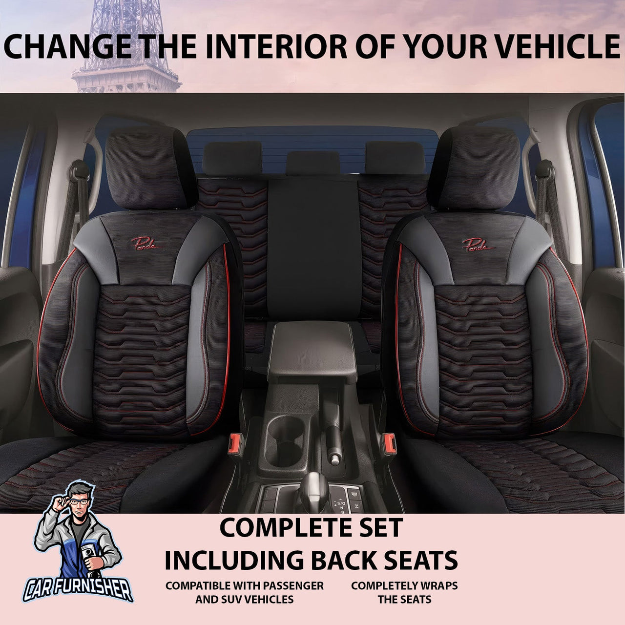 Nissan Qashqai Seat Covers Paris Design