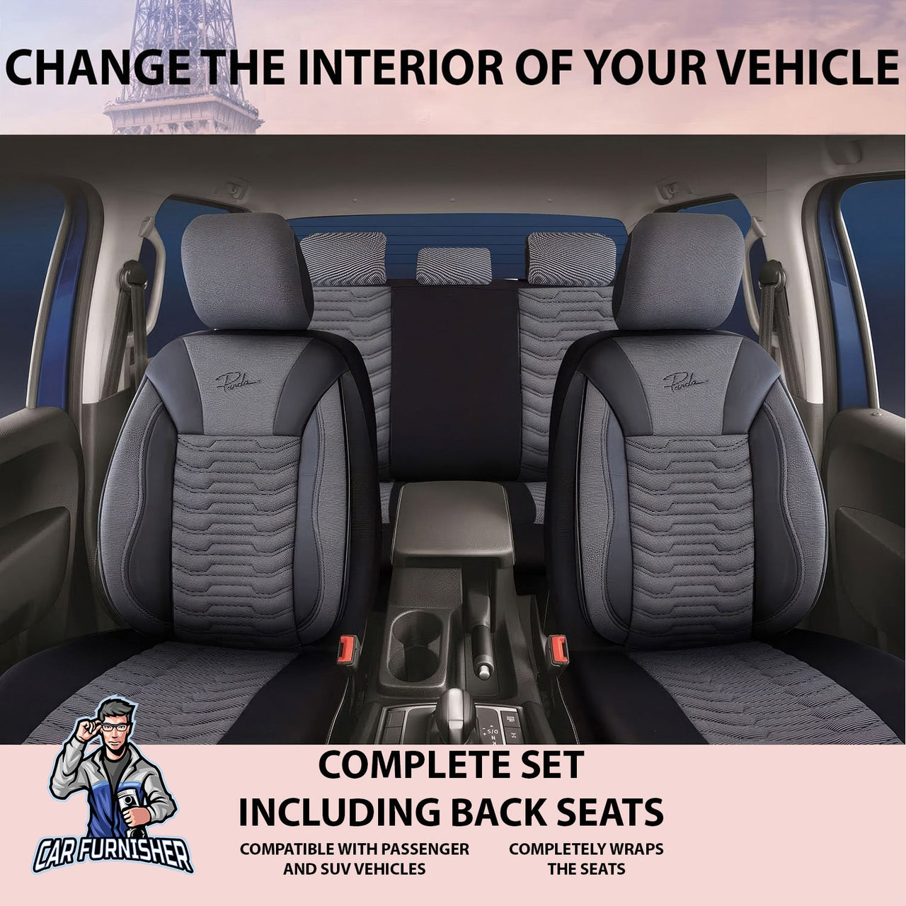 Nissan Qashqai Seat Covers Paris Design