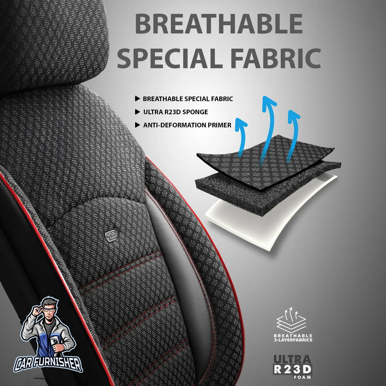 Toyota Rav4 Seat Covers Sport Plus Design