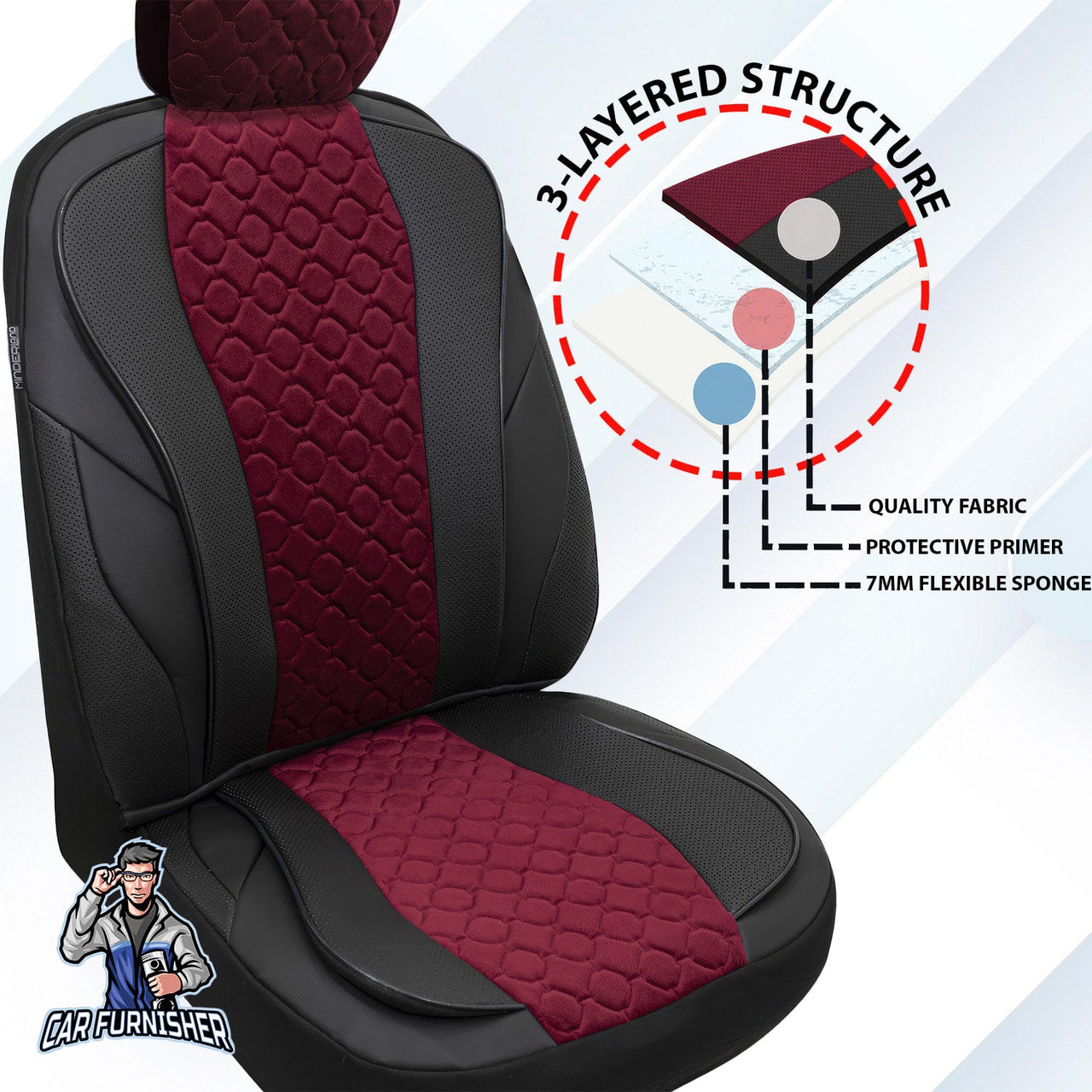 Hyundai Verna Seat Covers VIP Design