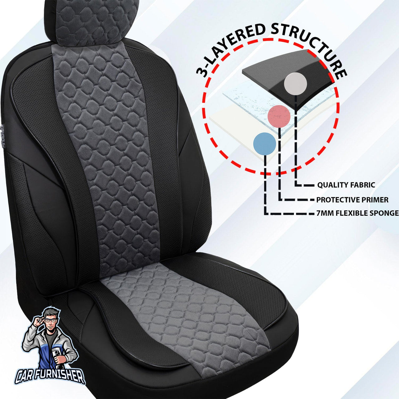 Audi Q3 Seat Covers VIP Design