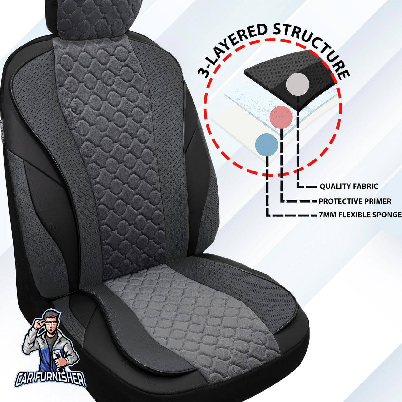 Car Seat Cover Set - VIP Design