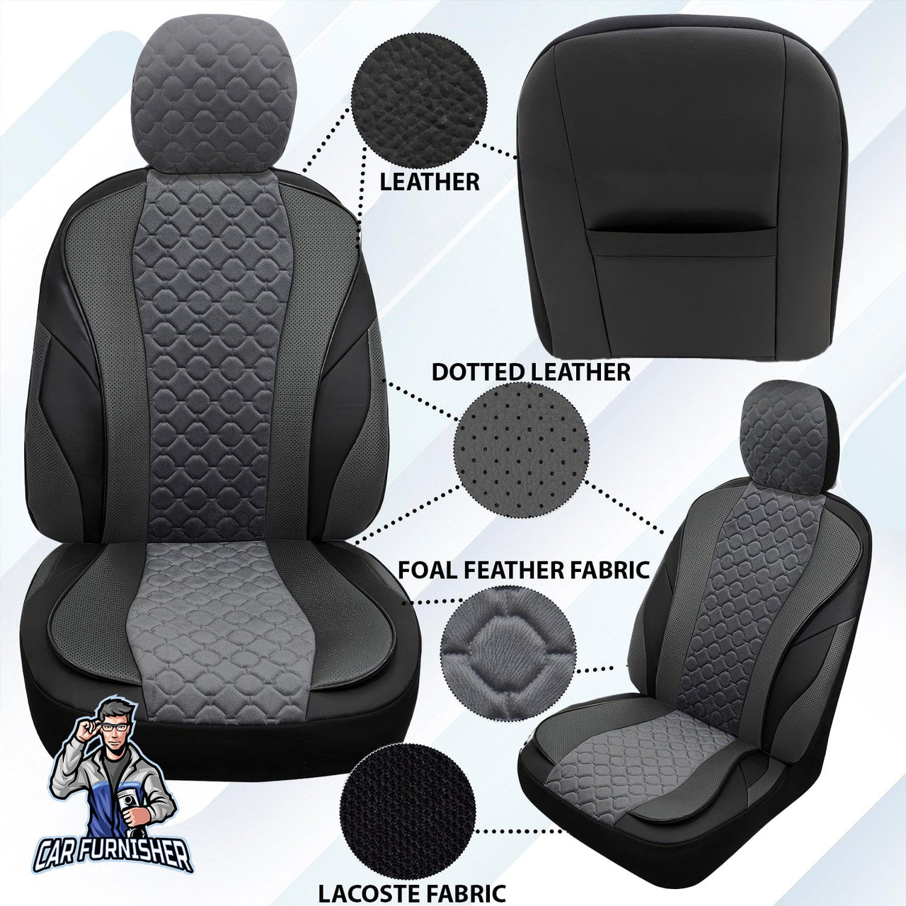 Fiat Freemont Seat Covers VIP Design
