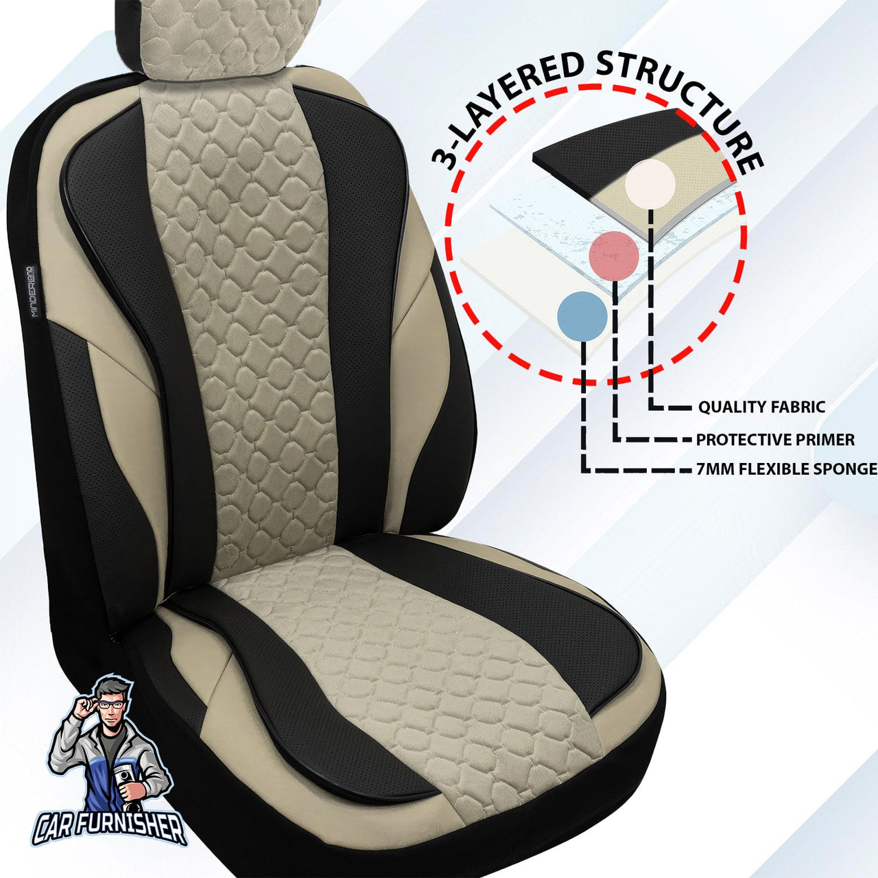 Mitsubishi Outlander Seat Covers VIP Design