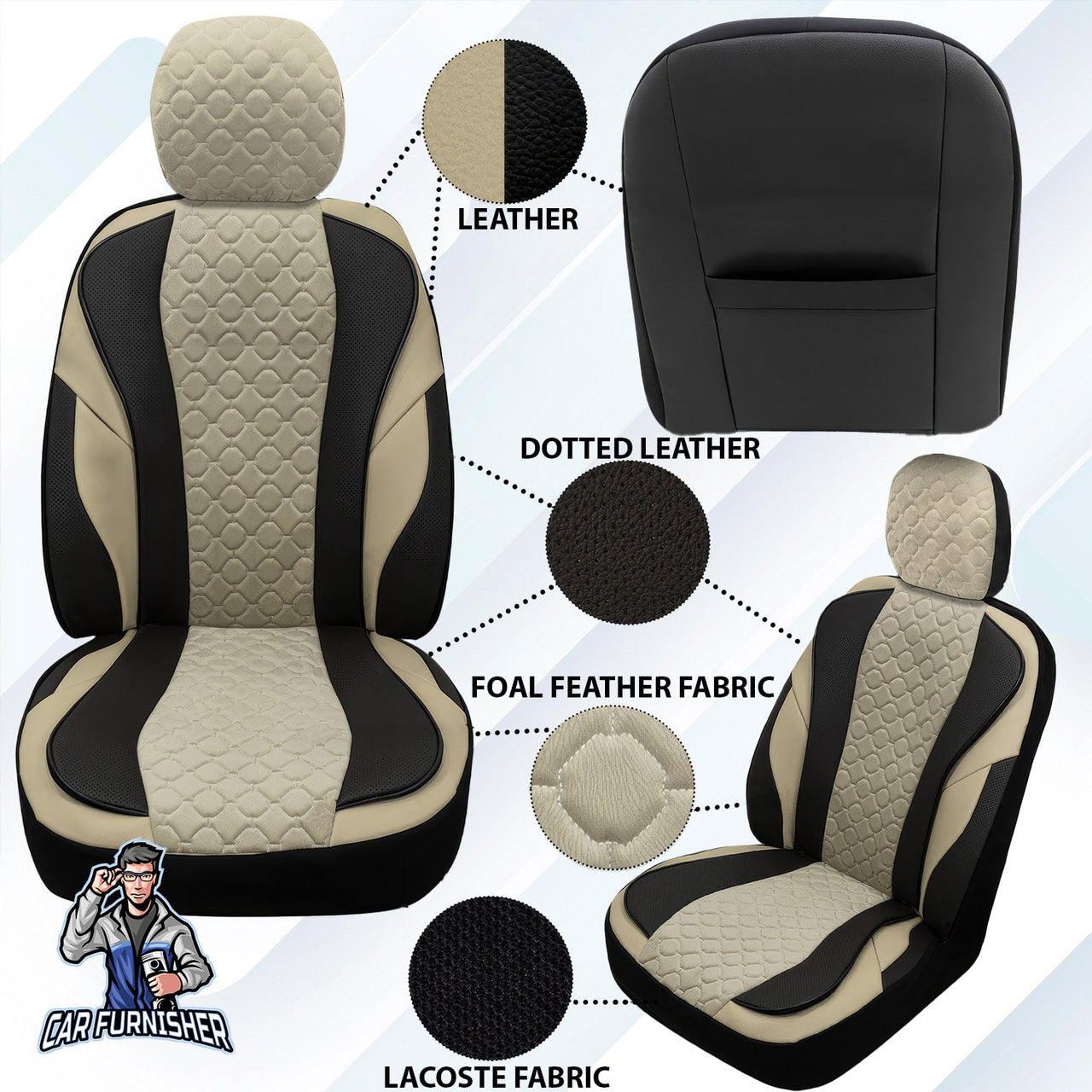 Nissan Qashqai Seat Covers VIP Design