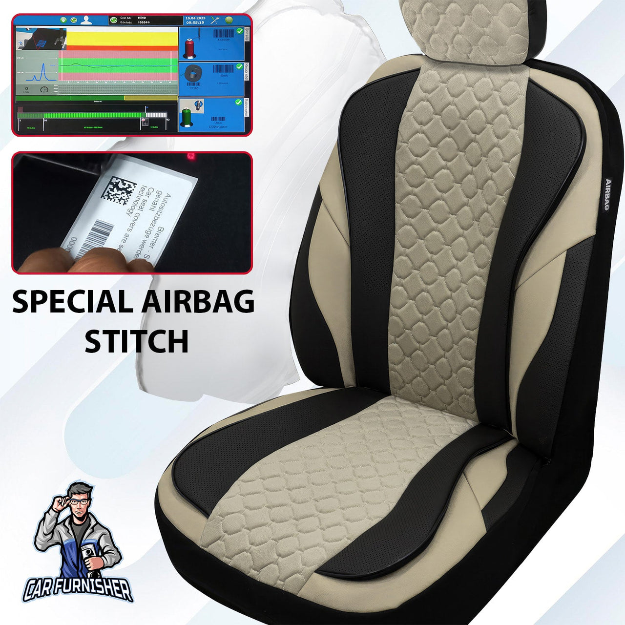 Mercedes 190 Seat Covers VIP Design