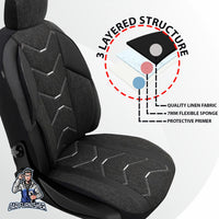 Thumbnail for Hyundai Excel Seat Covers Verita Elegance Design