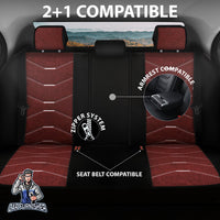 Thumbnail for Nissan Frontier Seat Covers Verita Elegance Design