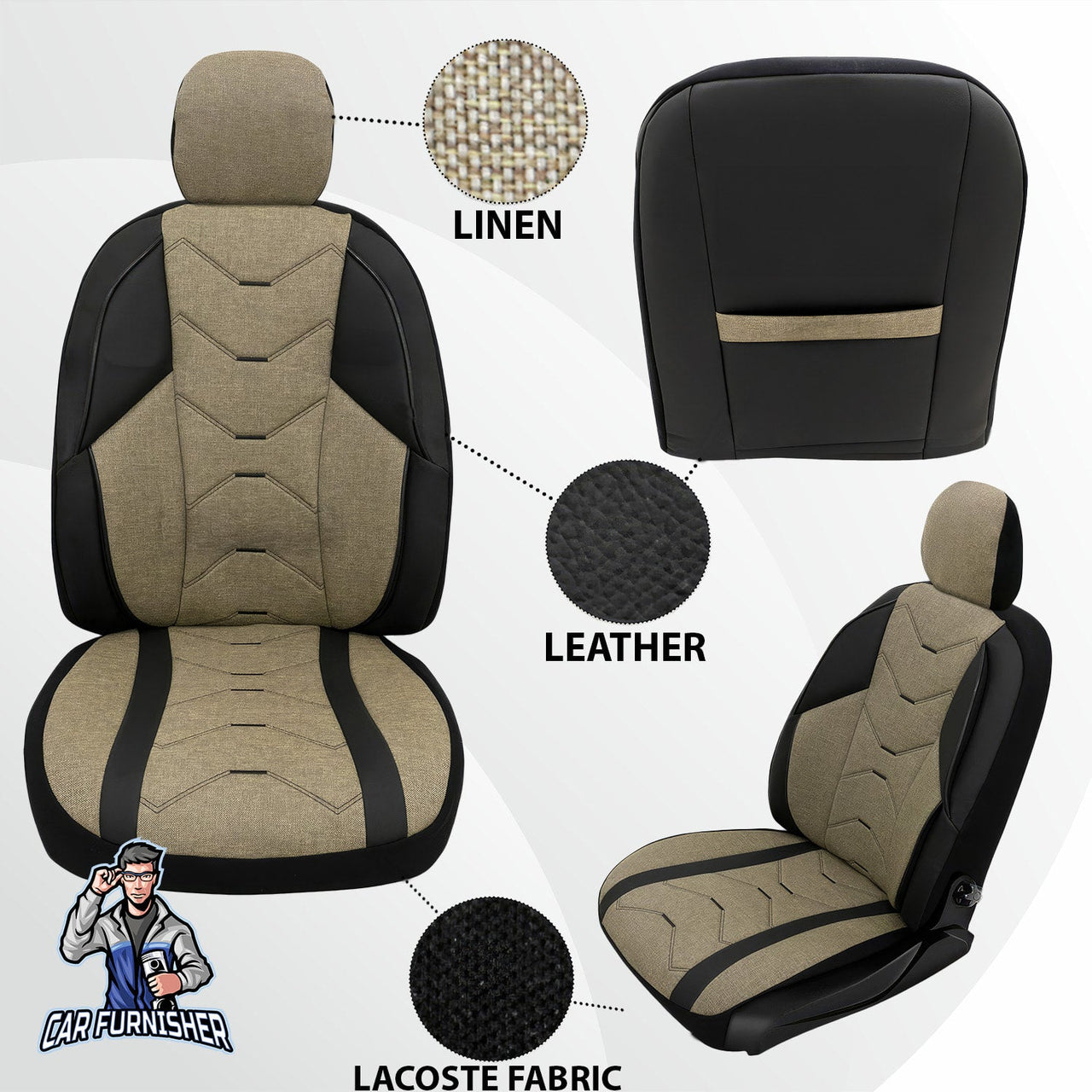 Hyundai Santa Fe Seat Covers Verita Elegance Design