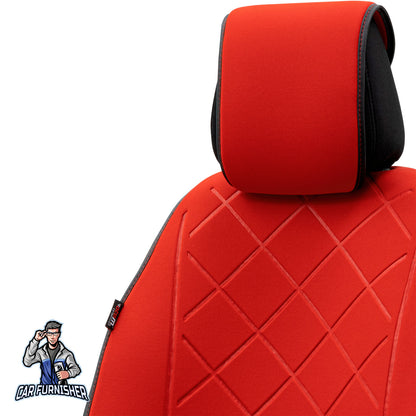 Car Seat Protector - Active Pro Design Red 1x Front Seat Fabric