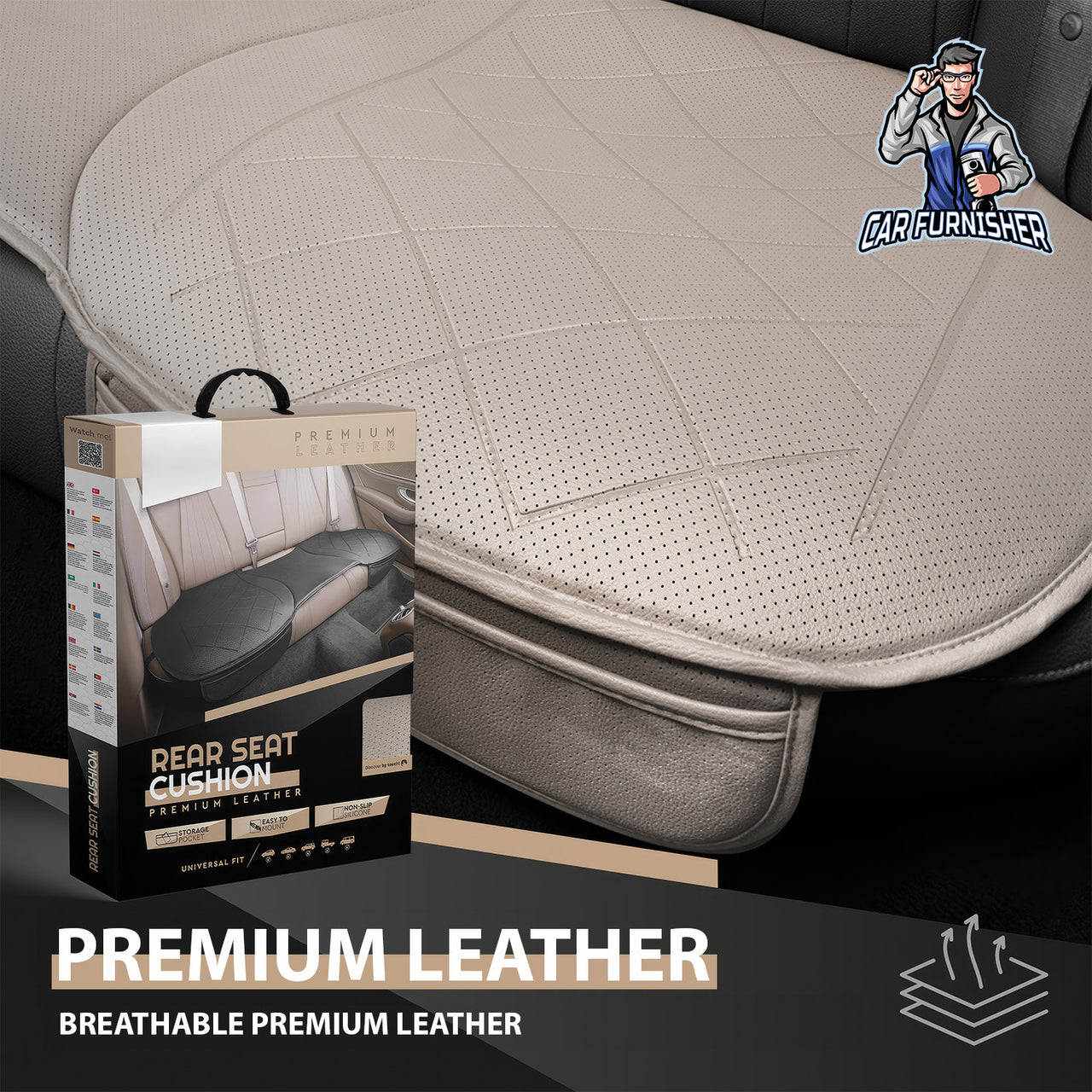 Car Seat Protector - Premium Leather Design