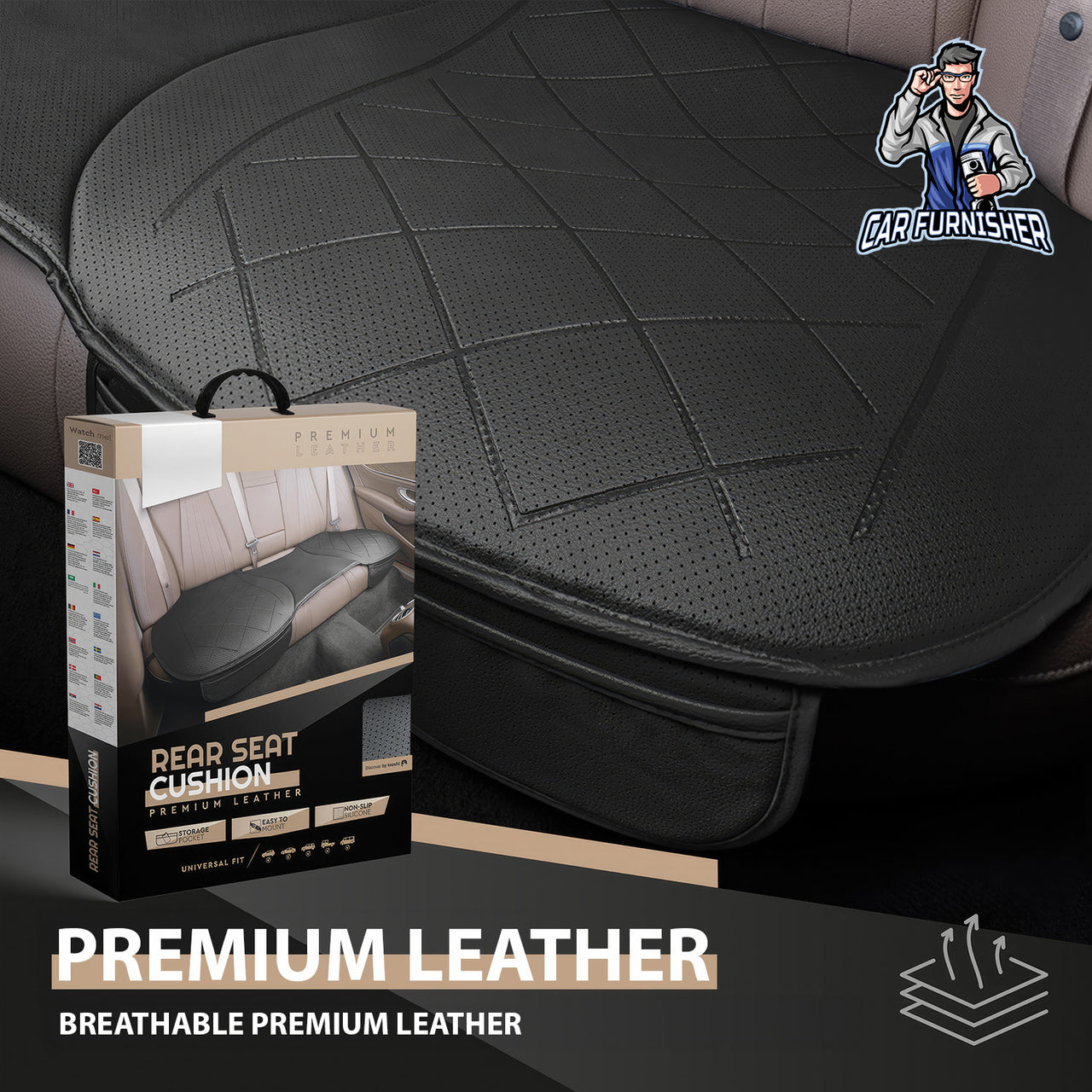 Car Seat Protector - Premium Leather Design