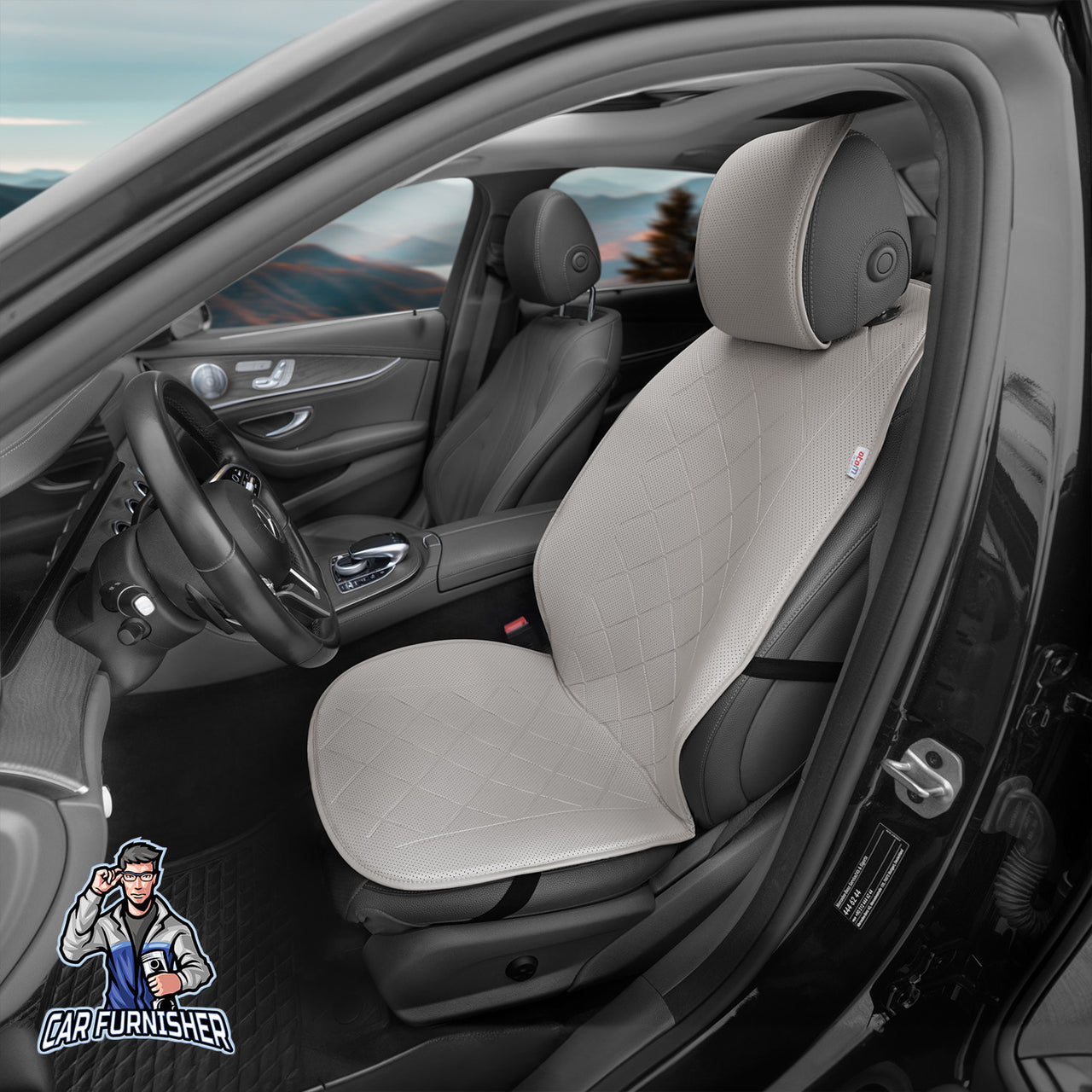 Car Seat Protector - Premium Leather Design