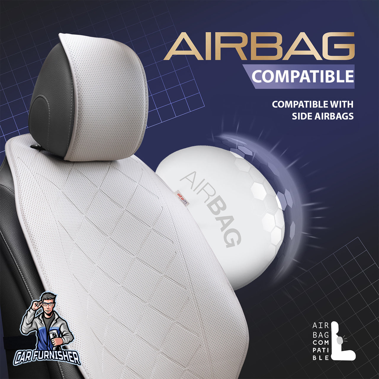 Car Seat Protector - Premium Leather Design