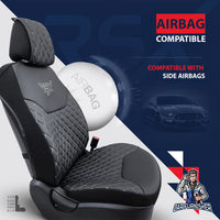 Thumbnail for Car Seat Protector - Rsx Diamond Leather Design