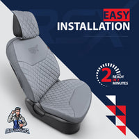 Thumbnail for Car Seat Protector - Rsx Diamond Leather Design
