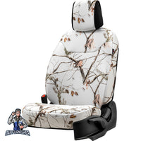 Thumbnail for Car Seat Protector - Safari Design Arctic Camo 1x Front Seat Waterproof Fabric