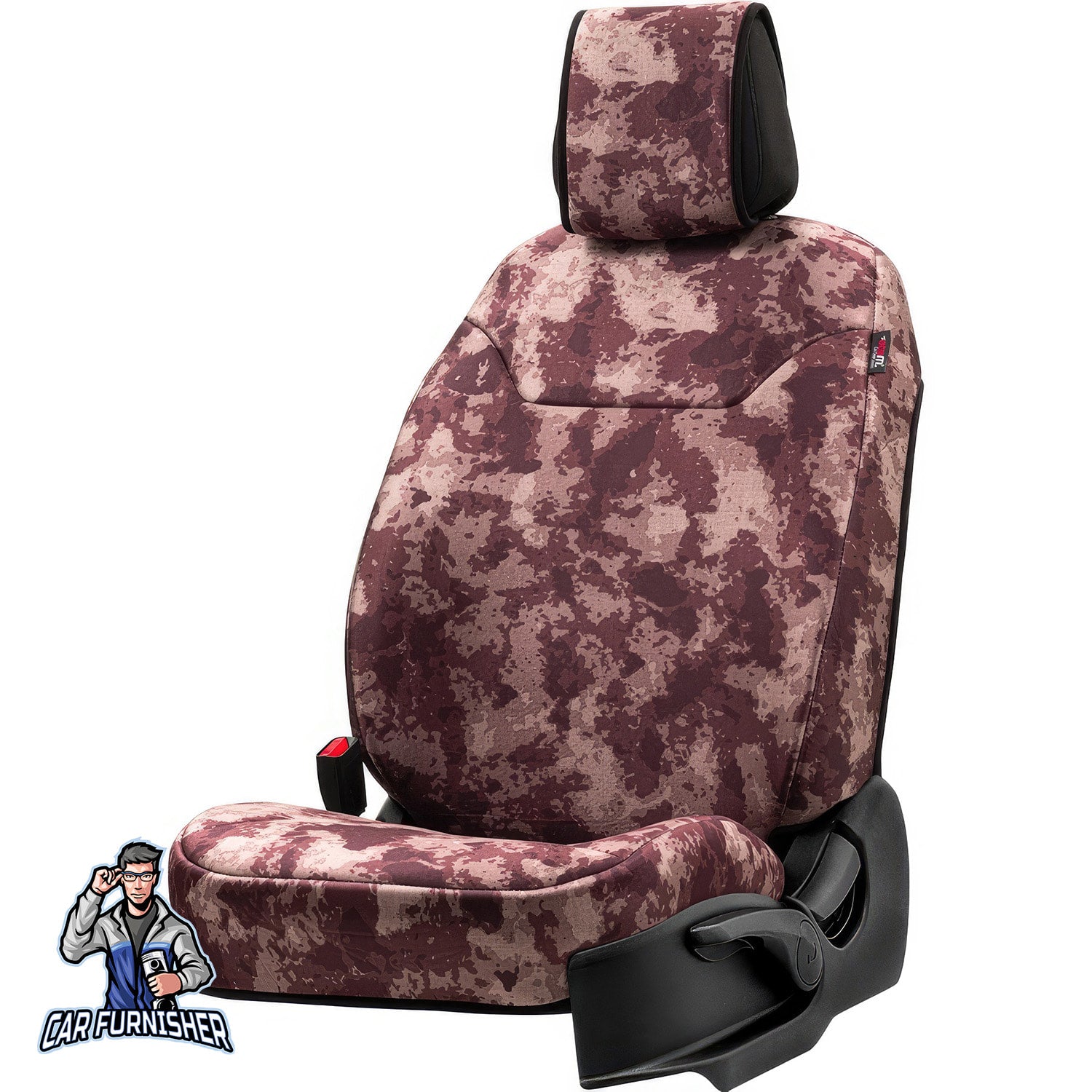 Car Seat Protector - Safari Design Everest Camo 1x Front Seat Waterproof Fabric