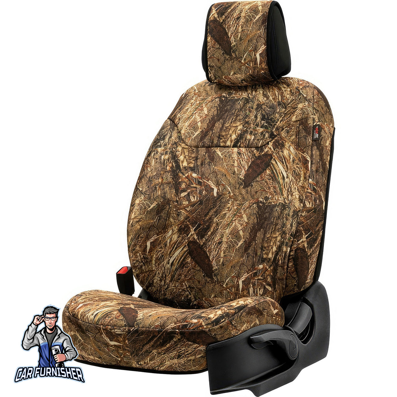 Car Seat Protector - Safari Design Kalahari Camo 1x Front Seat Waterproof Fabric