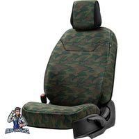 Thumbnail for Car Seat Protector - Safari Design Montblanc Camo 1x Front Seat Waterproof Fabric