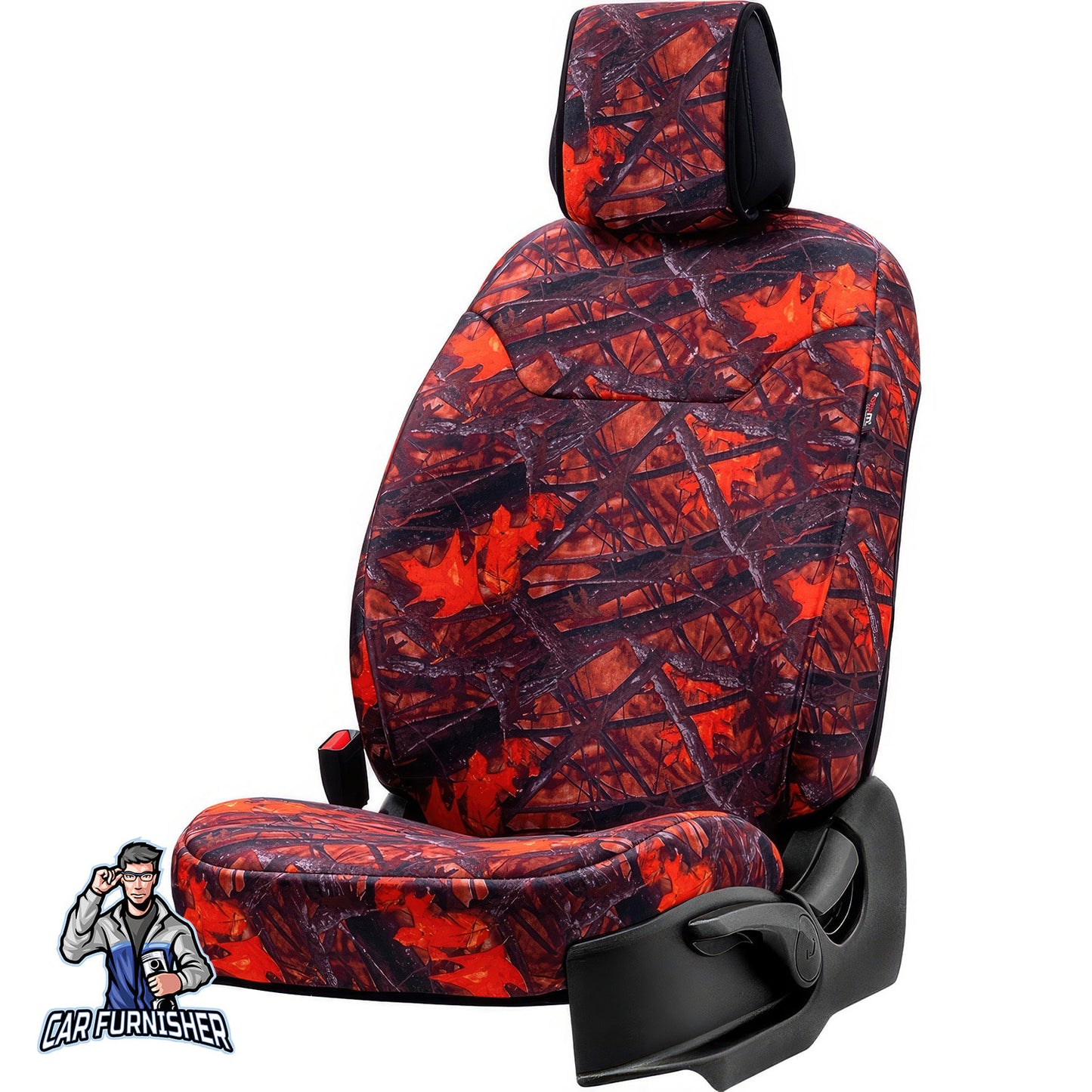 Car Seat Protector - Safari Design Sahara Camo 1x Front Seat Waterproof Fabric