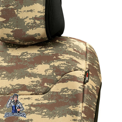 Car Seat Protector - Safari Design Sierra Camo 1x Front Seat Waterproof Fabric