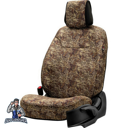 Car Seat Protector - Safari Design Thar Camo 1x Front Seat Waterproof Fabric